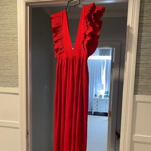 Never worn red dress